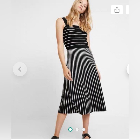 Banana Republic Dresses & Skirts - Banana Republic Knit Striped Midi Dress Size Medium